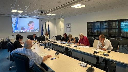 L'assessore regionale alle Finanze Barbara Zilli alla seduta del Cal